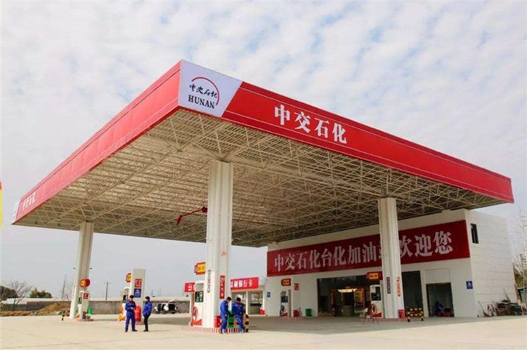禹州加油站钢结构网架案例6